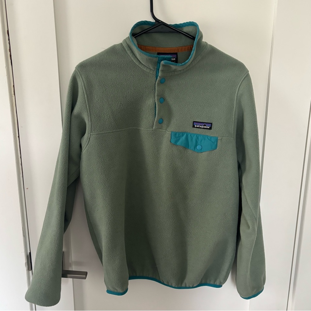Patagonia Synchilla Snap-T - Sage green - size S
